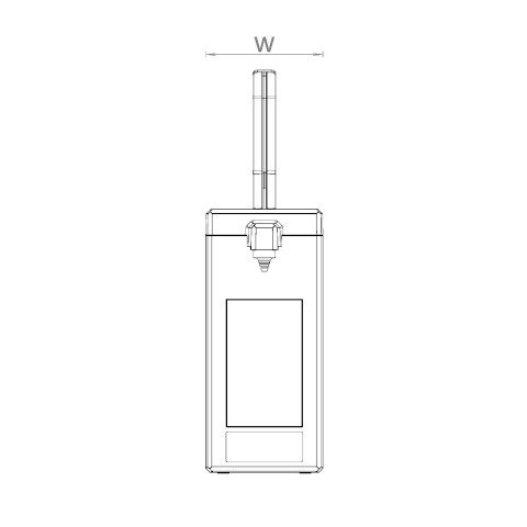 Dispergo dispenser sketch-Width